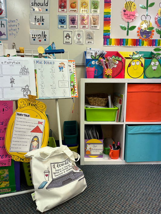 Tote Bag - Teacher Laptop Tote