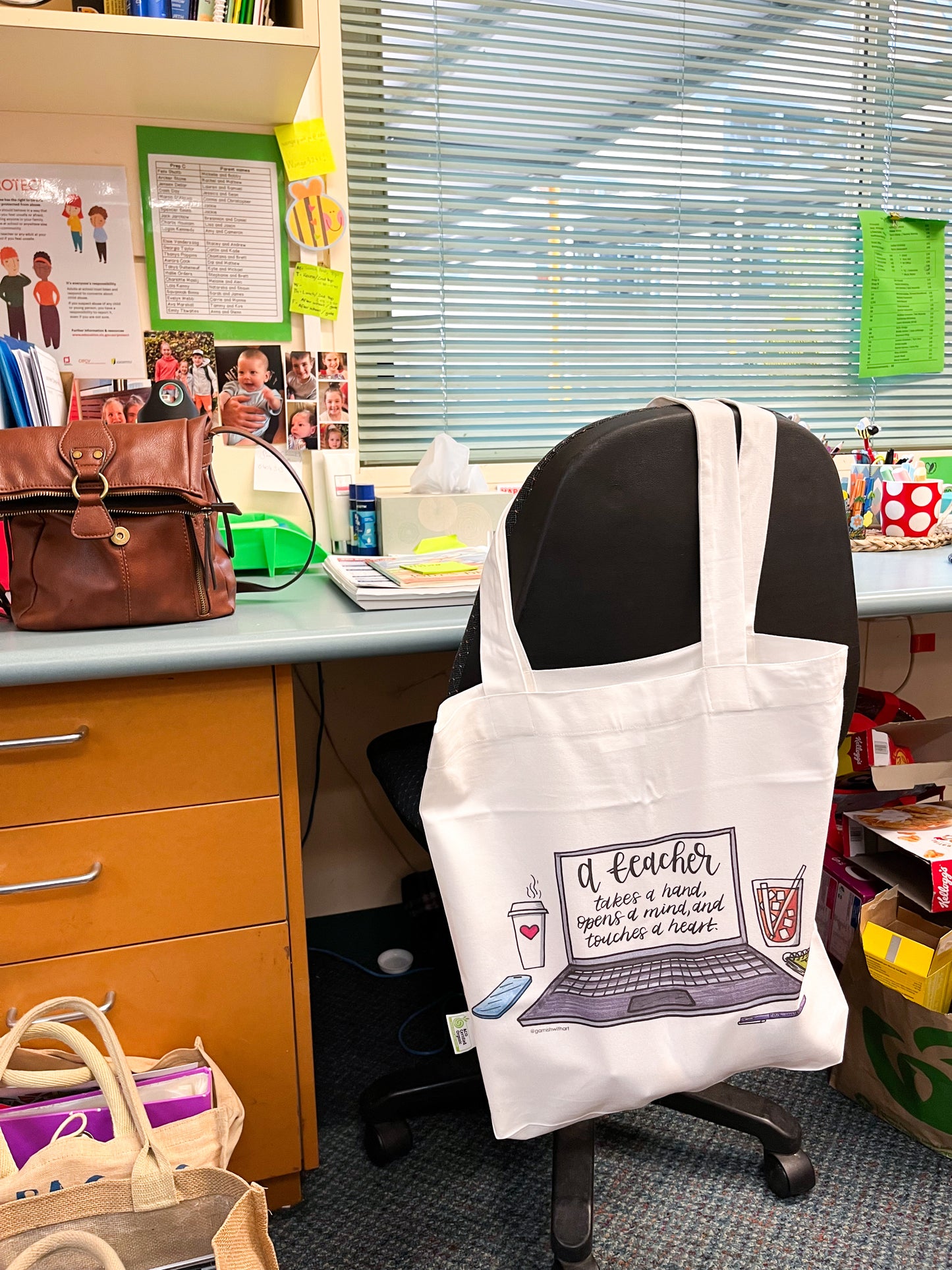 Tote Bag - Teacher Laptop Tote