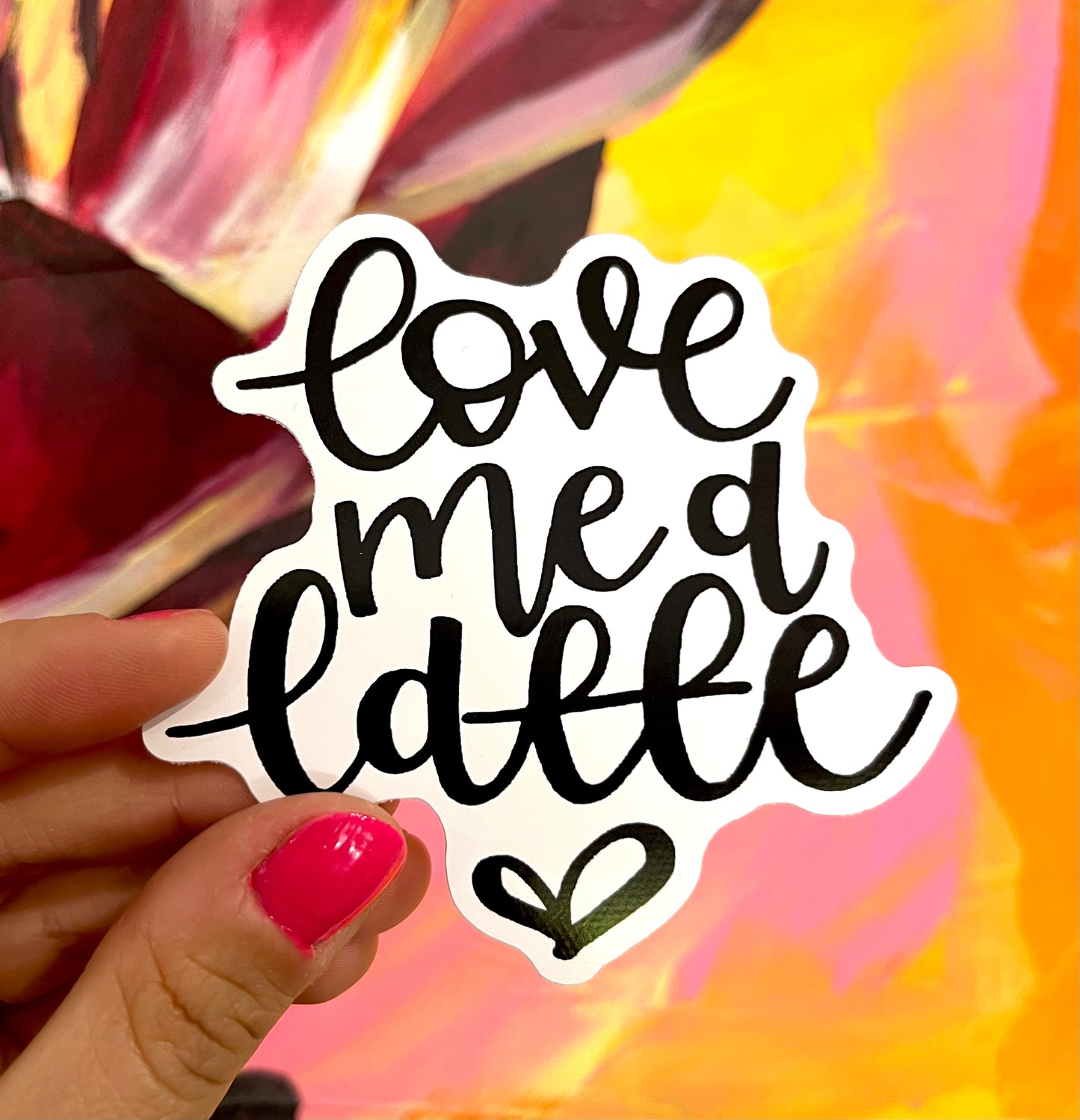 Sticker - Love Me a Latte