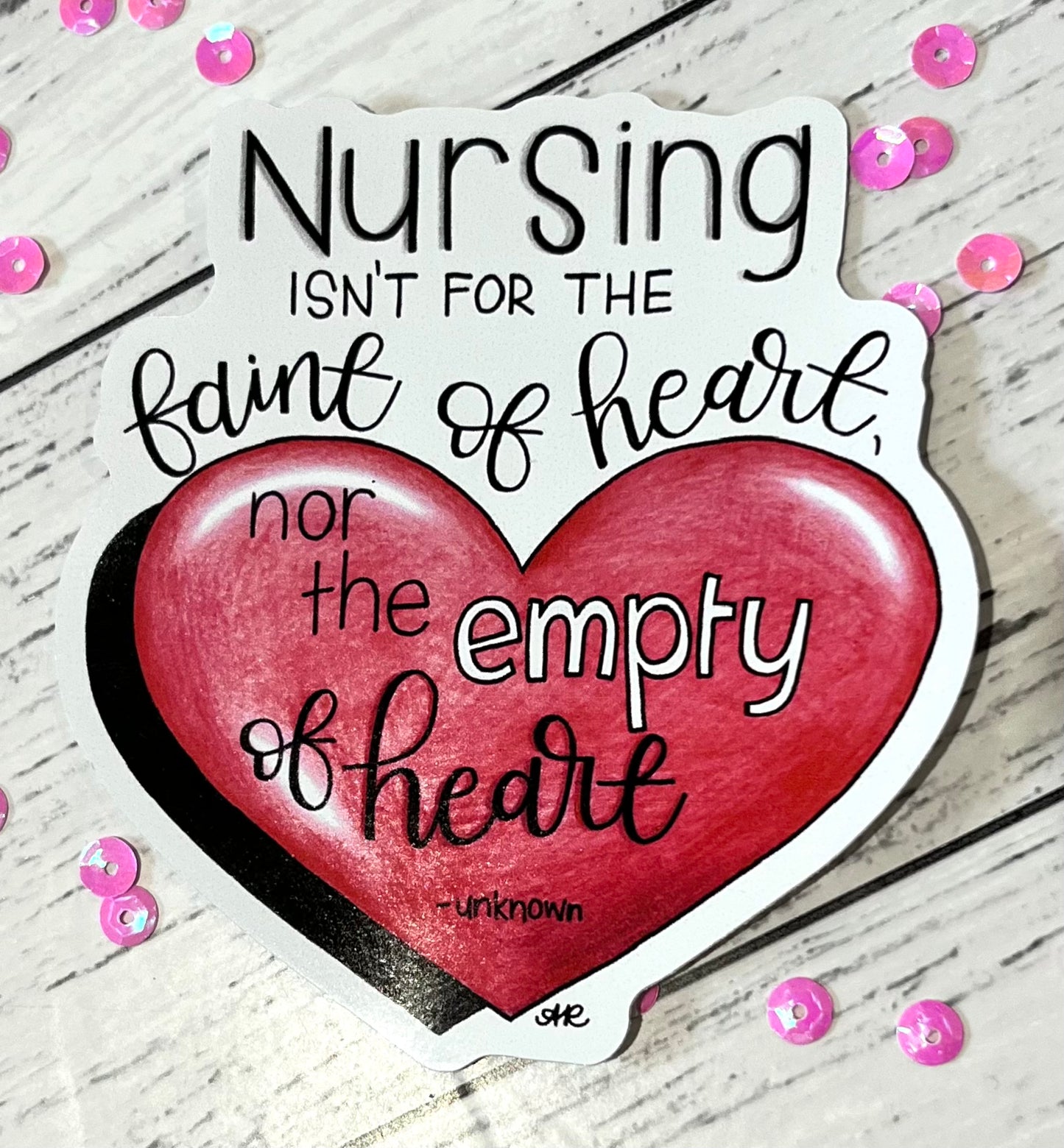 Sticker - A Nurse's Heart
