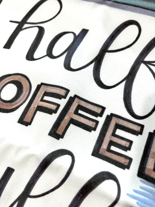 Tote Bag - Teacher Tote - Half Coffee, Half Teacher