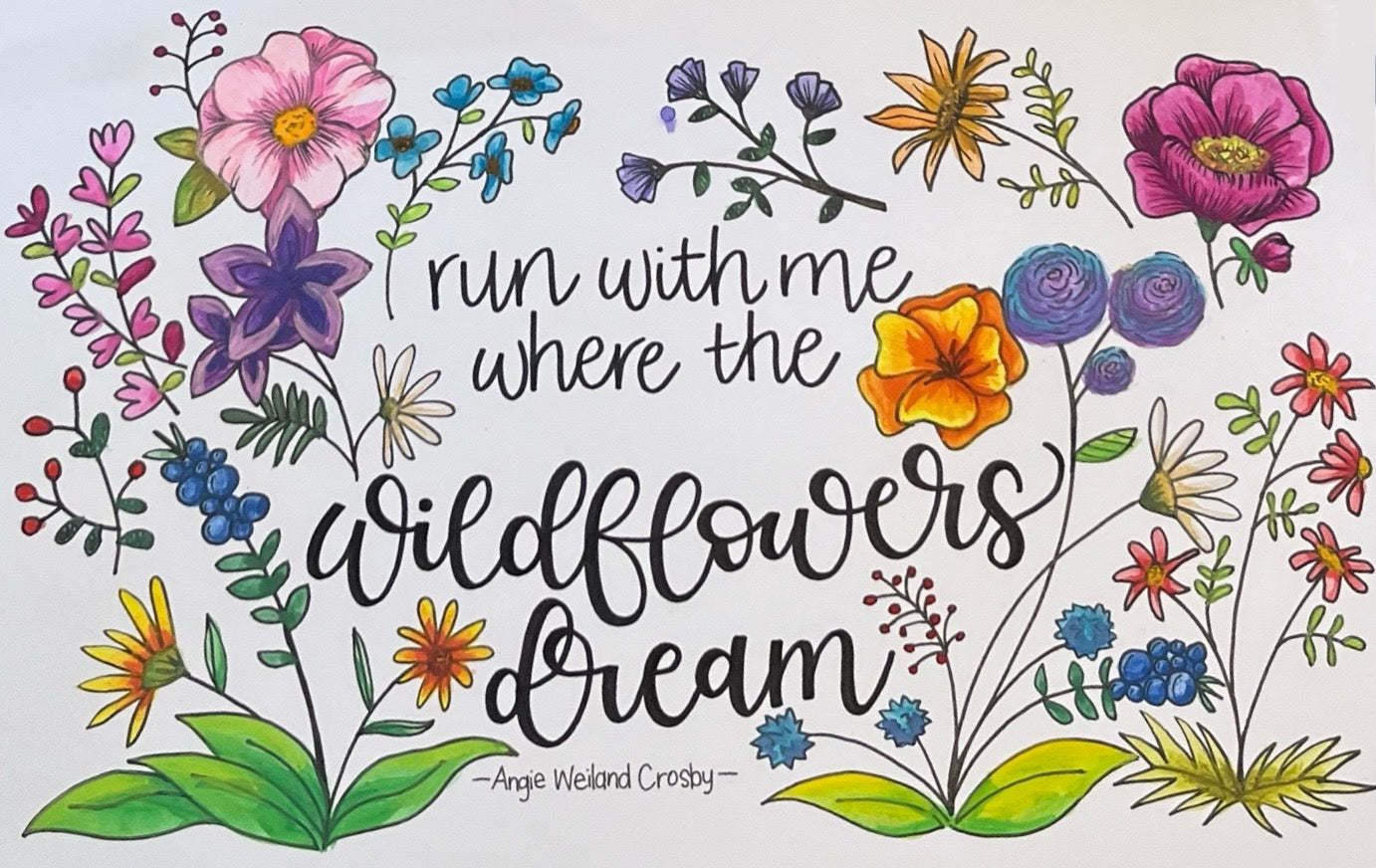 Tote Bag - Wildflowers