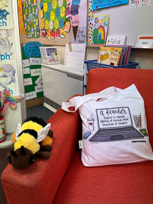 Tote Bag - Teacher Laptop Tote