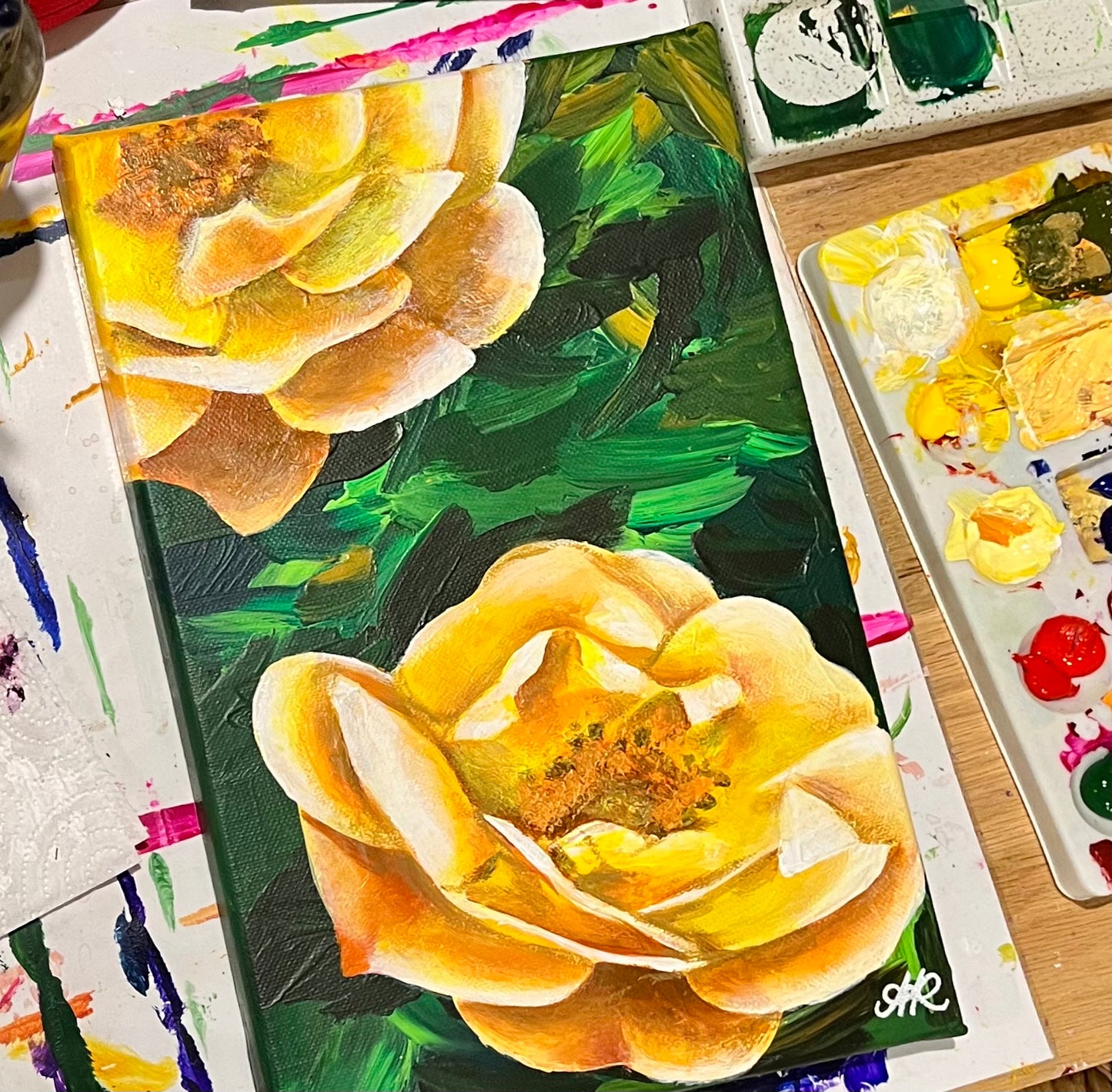 Mini Canvas - China Rose