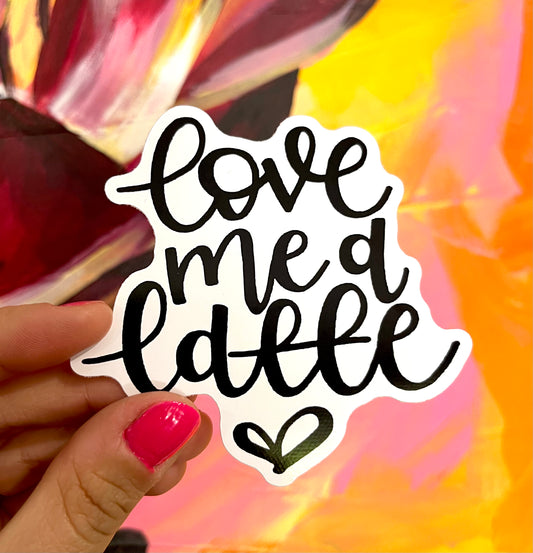 Sticker - Love Me a Latte