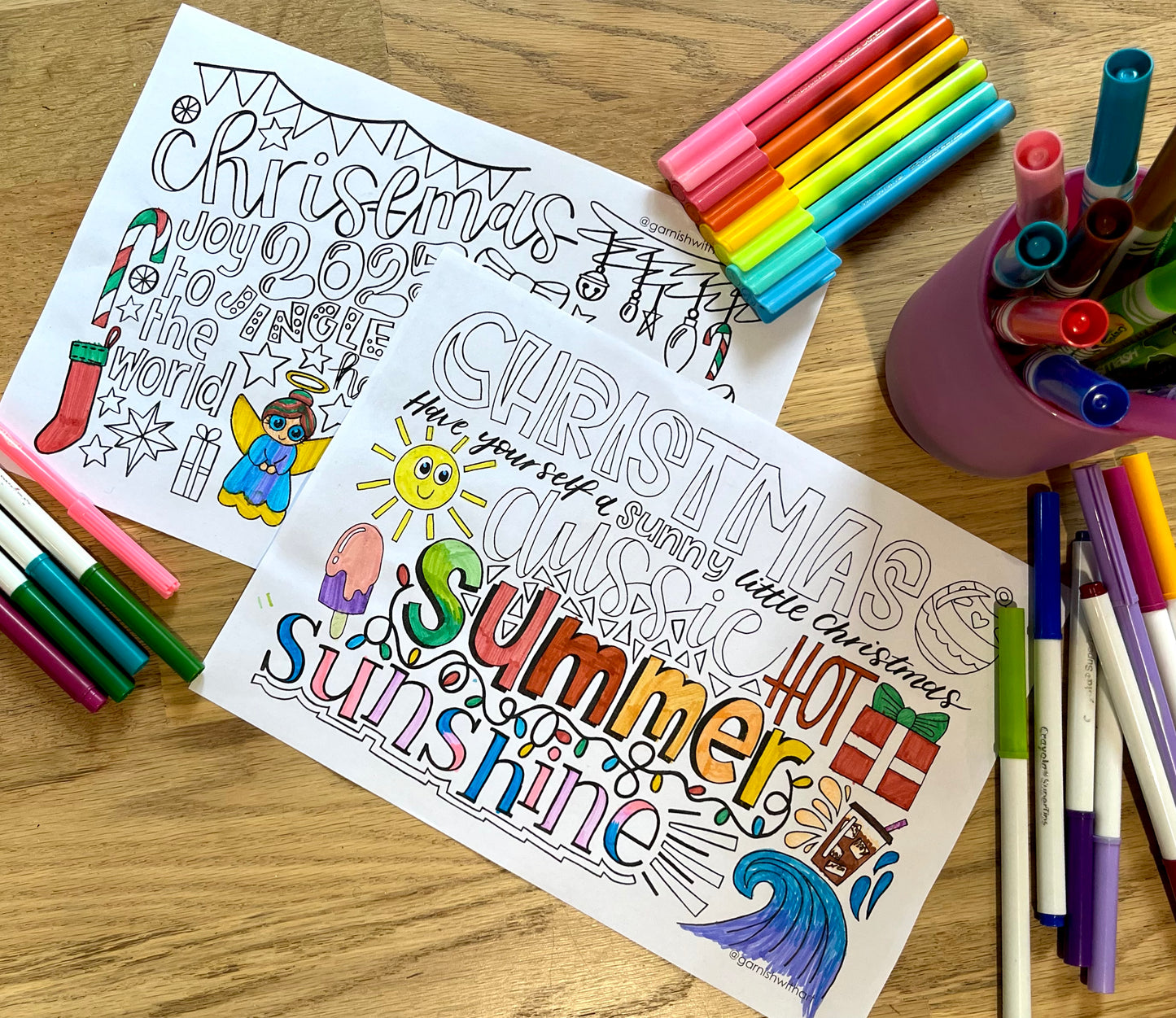 Colouring Pages - NEW CHRISTMAS! - 2025