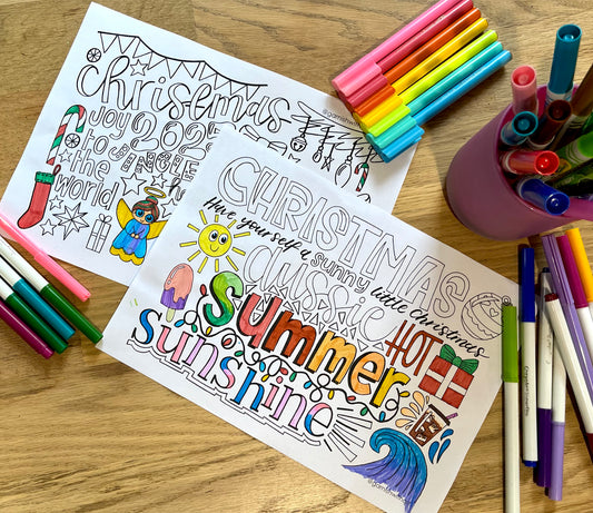 Colouring Pages - NEW CHRISTMAS! - 2025