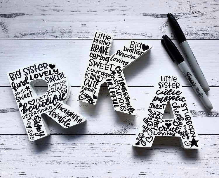 Custom Letters - Handlettered